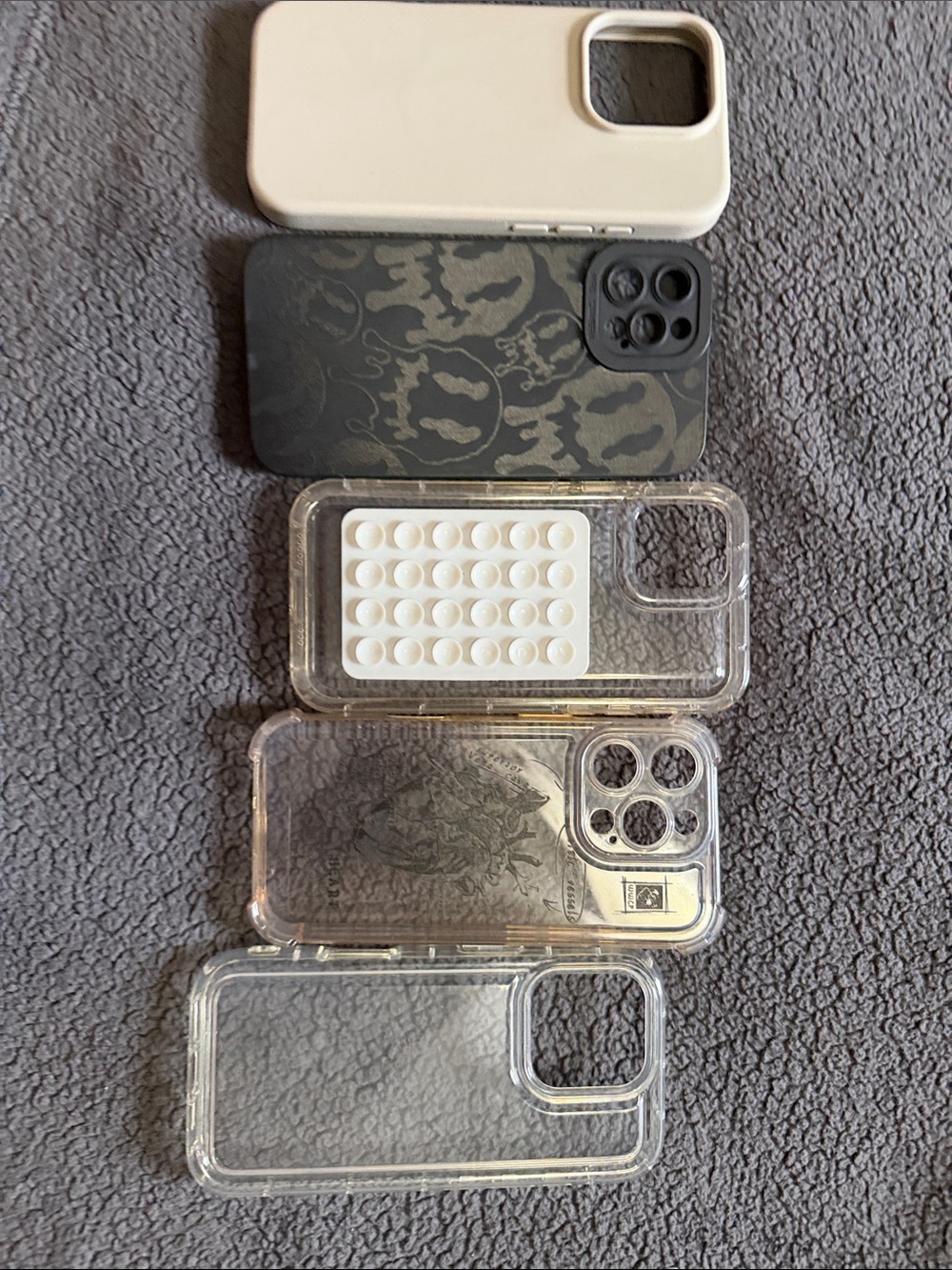 5 iPhone 16Pro Cases (all 5 for 1 cost!)